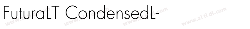 FuturaLT CondensedL字体转换